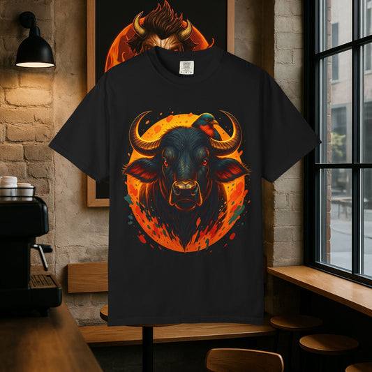 Bold Bull Graphic T-Shirt - Unisex, Casual Wear, Unique Gift for Him or Her, Perfect for Festivals and Celebrations
