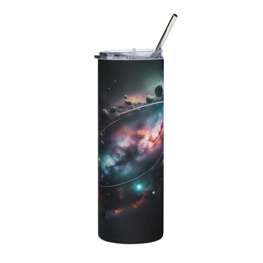 20oz Space-Style Stainless Steel Tumbler - Perfect for Holidays and Outdoor Adventures
