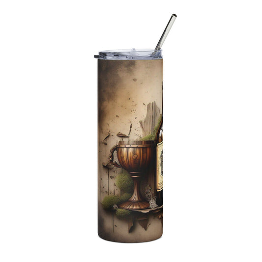 A copy of the 20 oz stainless steel tumbler, this stylish beer mug is perfect for holidays and outdoor adventures.